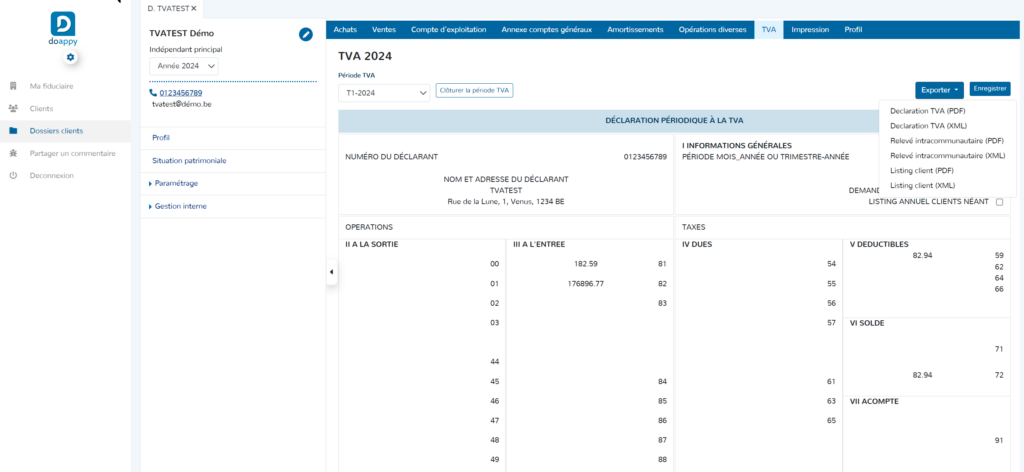 Simplification de la gestion de la TVA